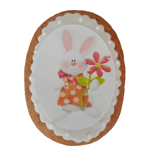 Biscuite iepuras cu floricica